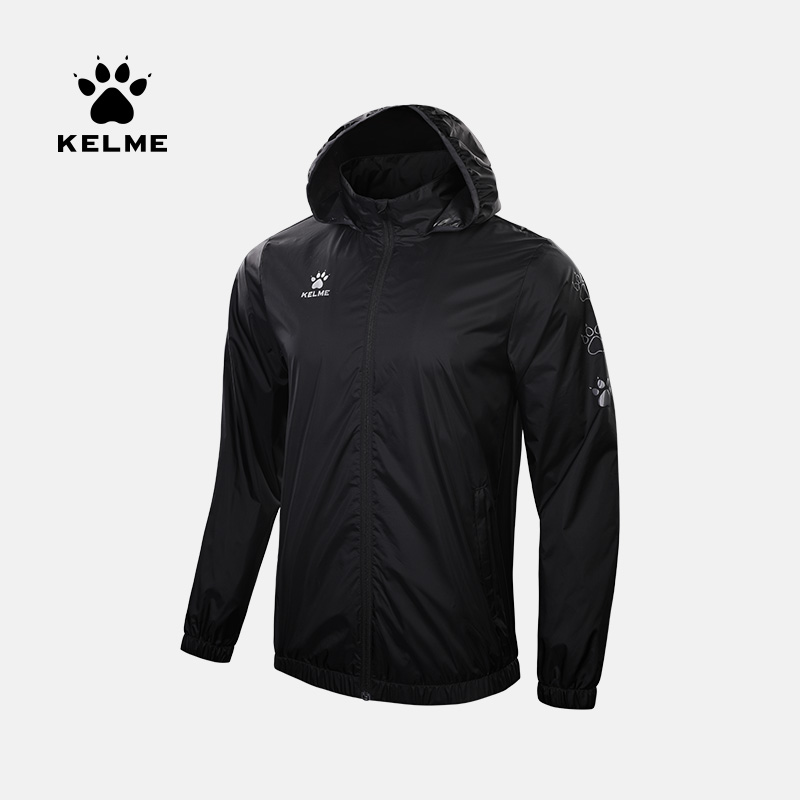 Outdoor Sport Coat - KELME Men's Waterproof Jacket Windbreaker Soccer