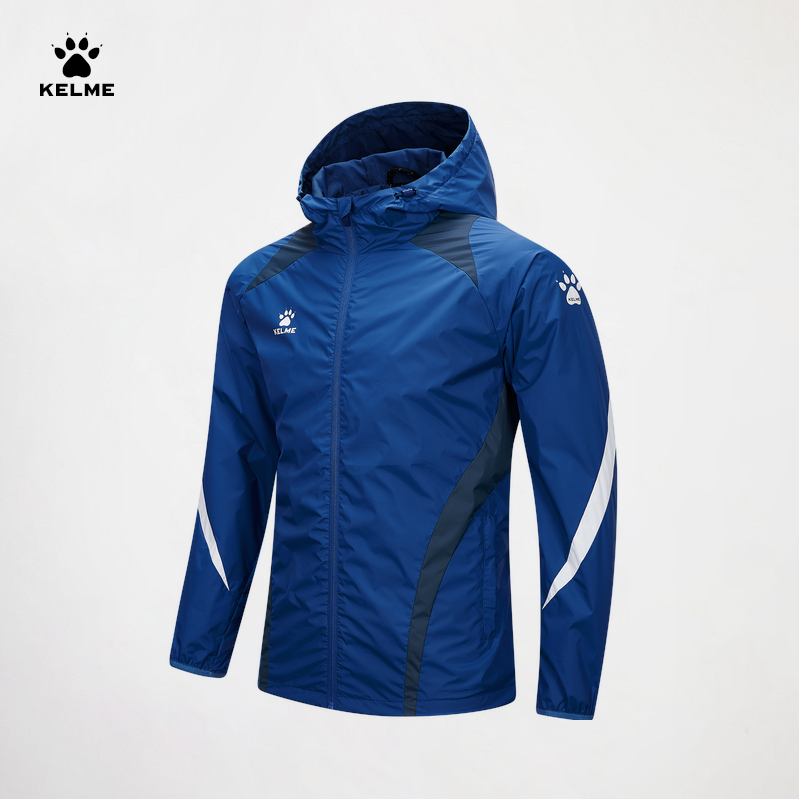 Outdoor Sport Waterproof Jacket - KELME sports windbreaker men's waterproof hooded