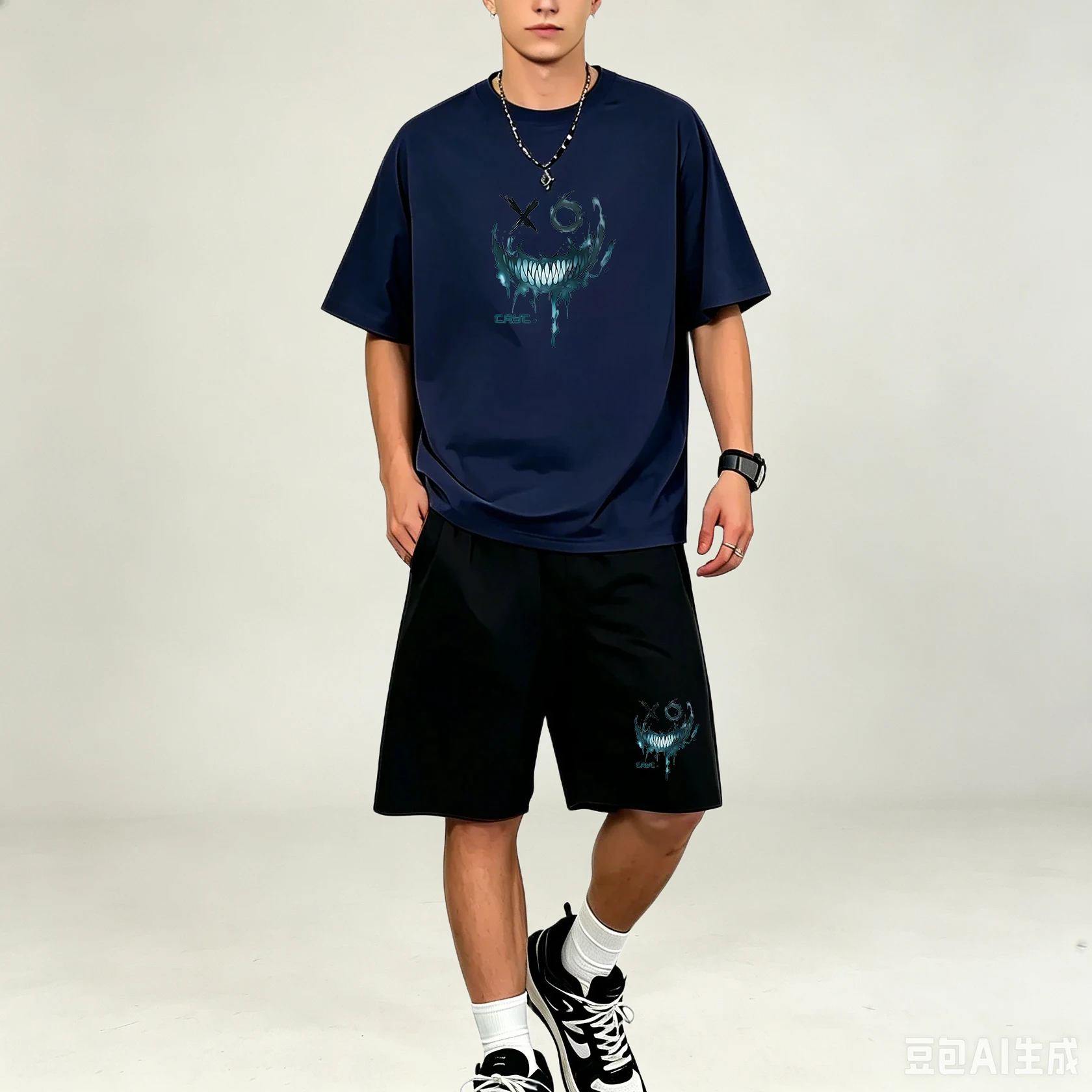 Outdoor Sports Leisure - Men T-Shirts Sets Quick Dry Breathable