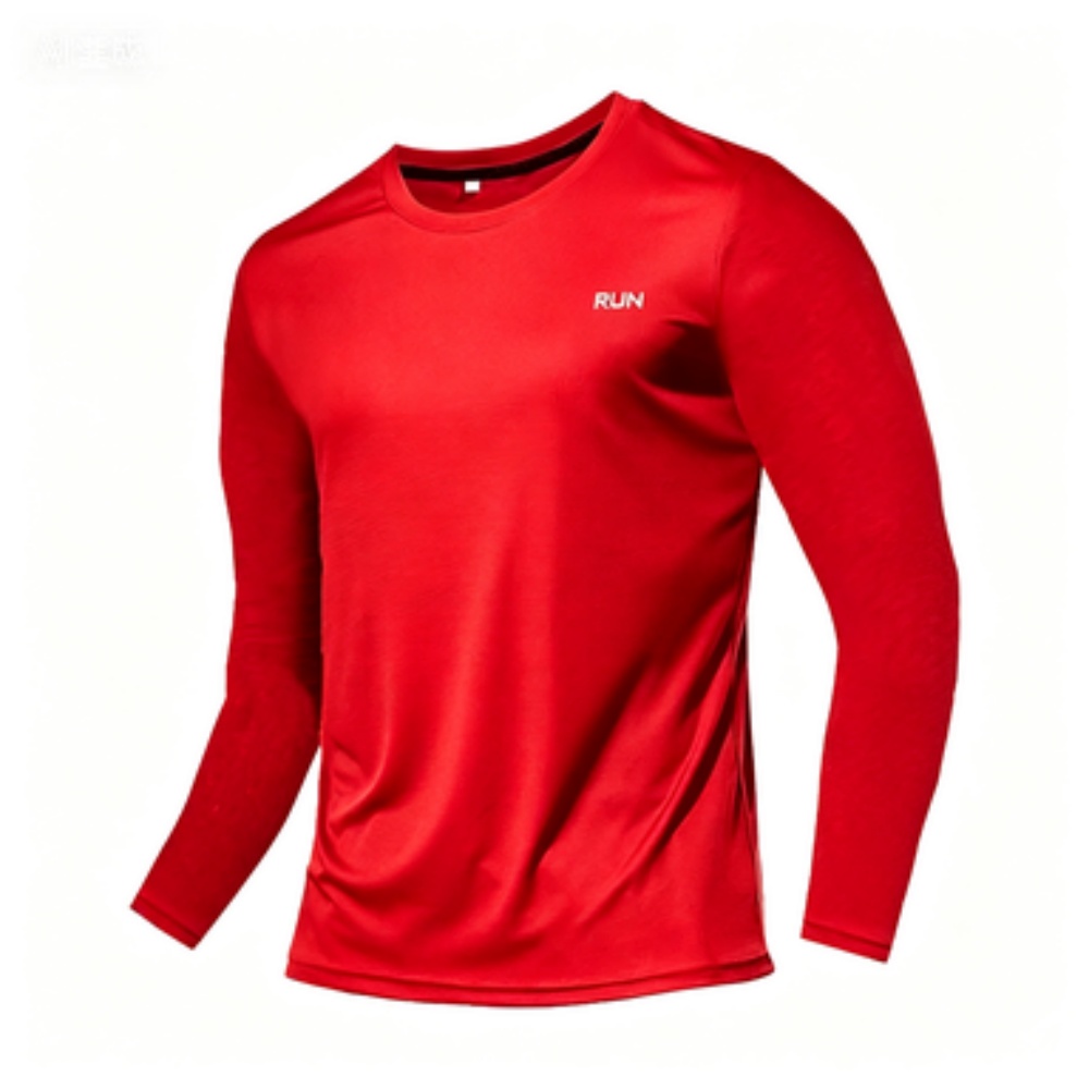 Outdoor Sportswear - Sports Casual Crew Neck Long-Sleeve Top
