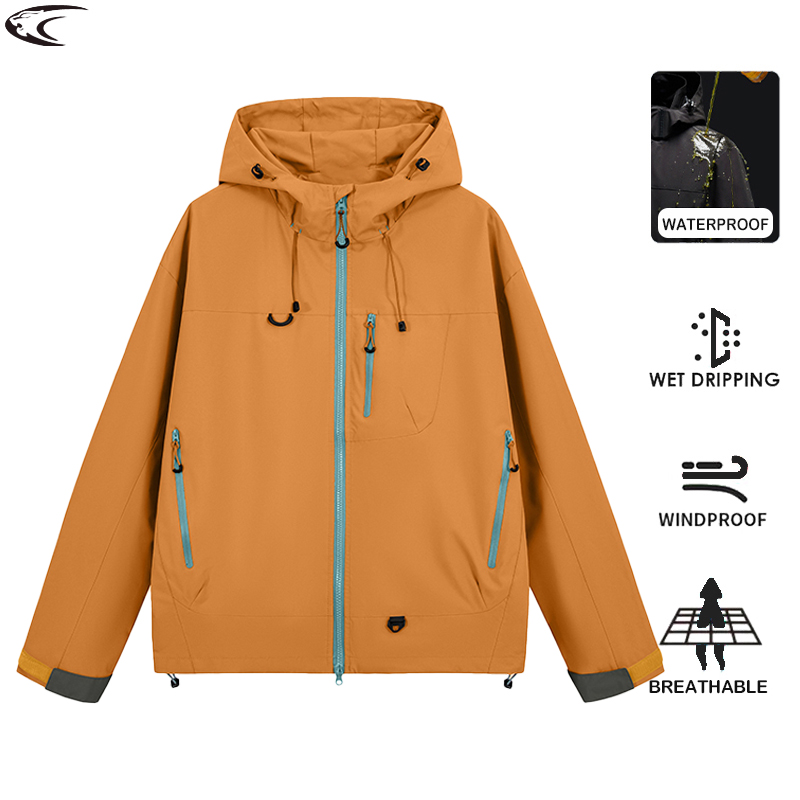 Outdoor Sport Waterproof Jacket - LNGXO Men Women Waterproof Hiking Jacket