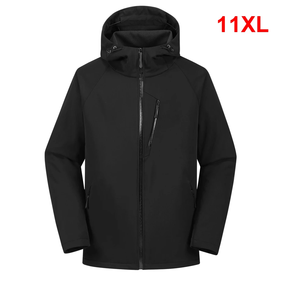 Outdoor Sport Waterproof Jacket - 11XL 10XL Plus Size Windbreaker Jacket