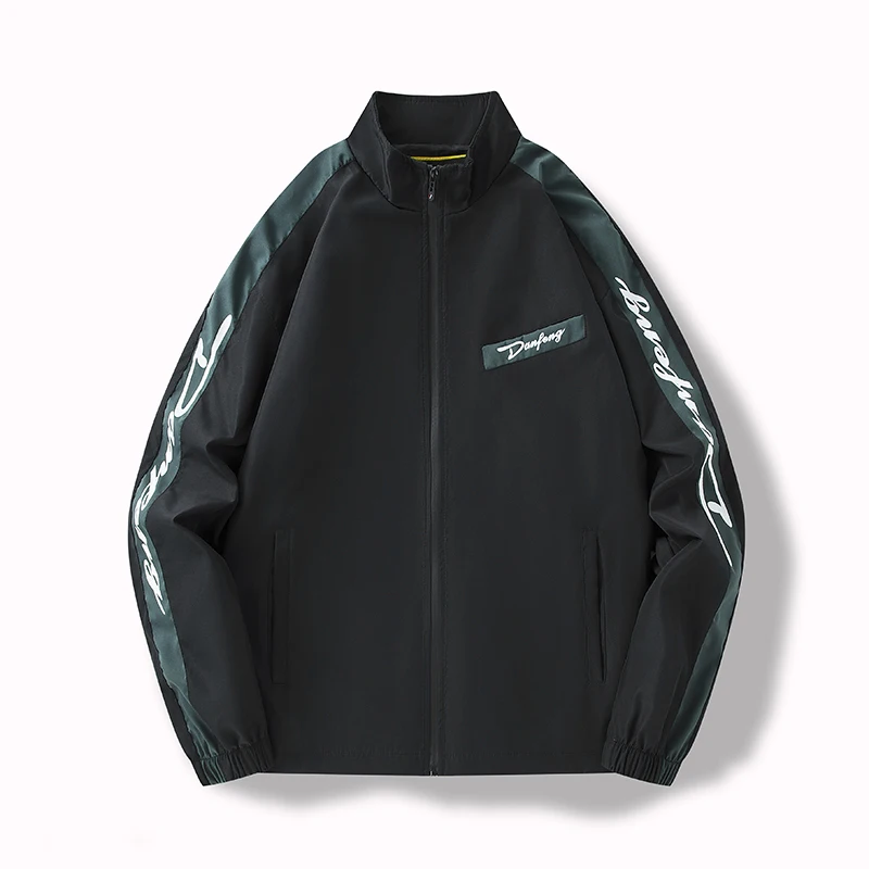 Outdoor Sport Waterproof Jacket - Men's Lightweight Color-Block Jacket Casual Travel