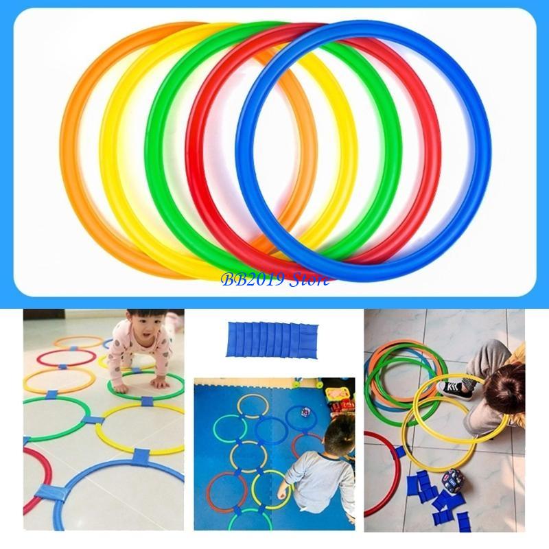 Indoor Sport And Outdoor Sports - Q0KB Jumping Hoop Set Outdoor Physical
