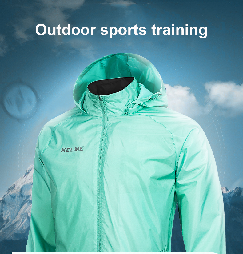 KELME Men's Waterproof Jacket  - Outdoor Sport Coat ulasan dan harga