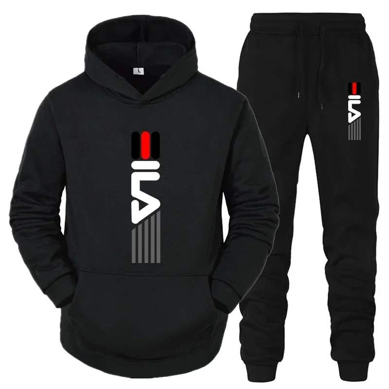 Men's Tracksuit Hooded Sweatsh - Outdoor Sportswear ulasan dan harga