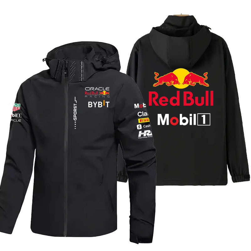 Red Bull Logo Outdoor Men's Wa - Outdoor Sport Waterproof Jacket ulasan dan harga