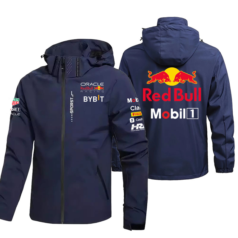 Red Bull Logo Outdoor Men's Wa - Outdoor Sport Waterproof Jacket ulasan dan harga
