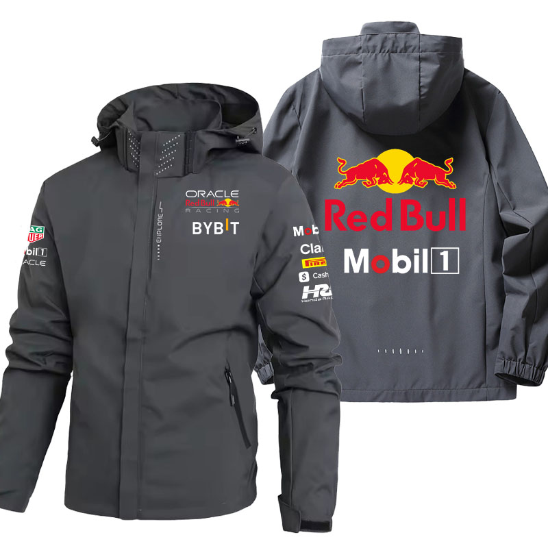 Red Bull Logo Outdoor Men's Wa - Outdoor Sport Waterproof Jacket ulasan dan harga