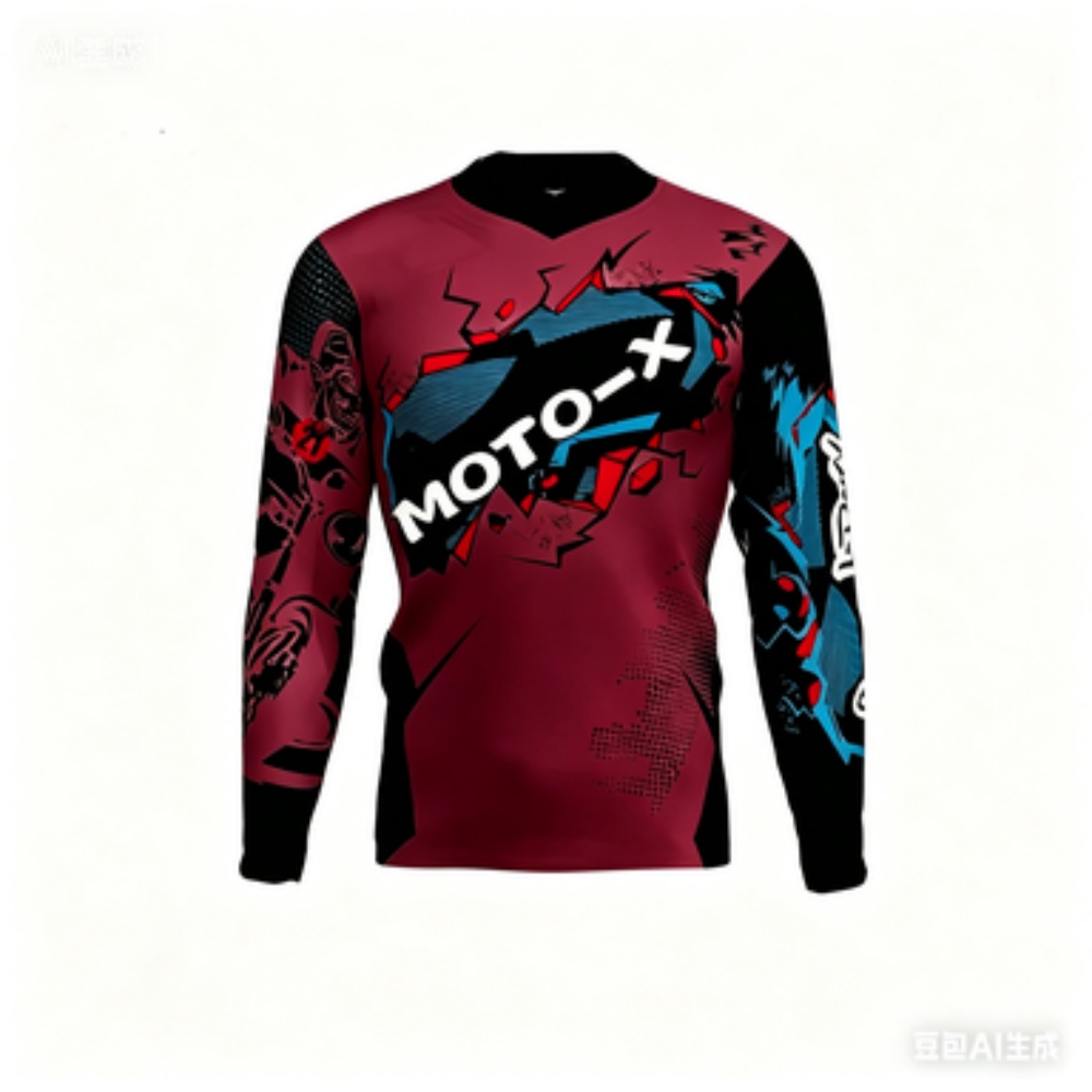 MOTO-X Themed Long-Sleeve Spor - Outdoor Sportswear ulasan dan harga