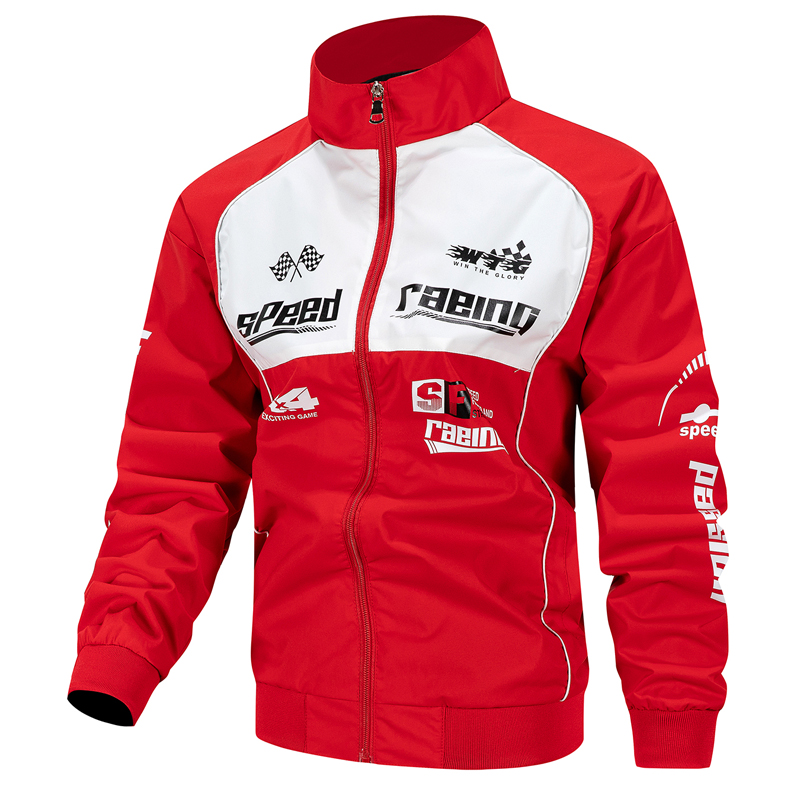 US Size Autumn Moto Racing Jac - Outdoor Sport Coat ulasan dan harga