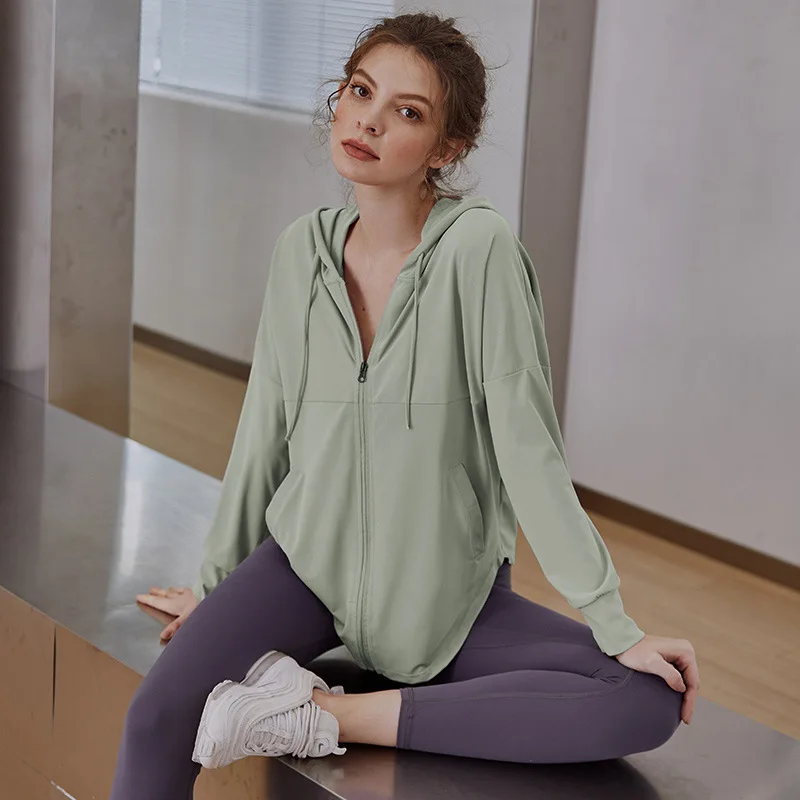 New Women Fitness Jacket Breat - Outdoor Sport Coat ulasan dan harga