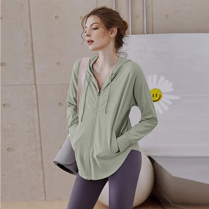 New Women Fitness Jacket Breat - Outdoor Sport Coat ulasan dan harga