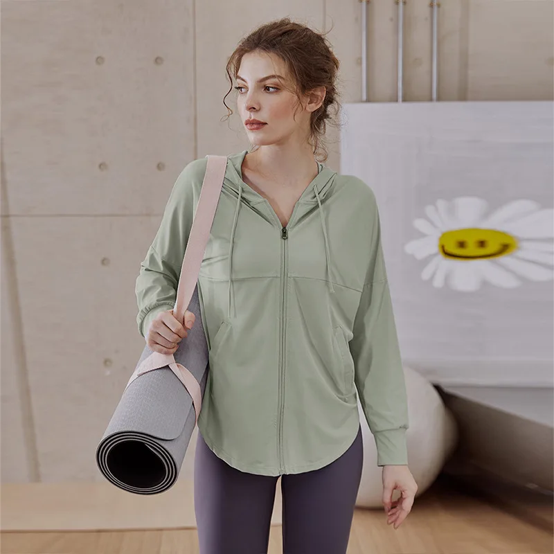 New Women Fitness Jacket Breat - Outdoor Sport Coat ulasan dan harga