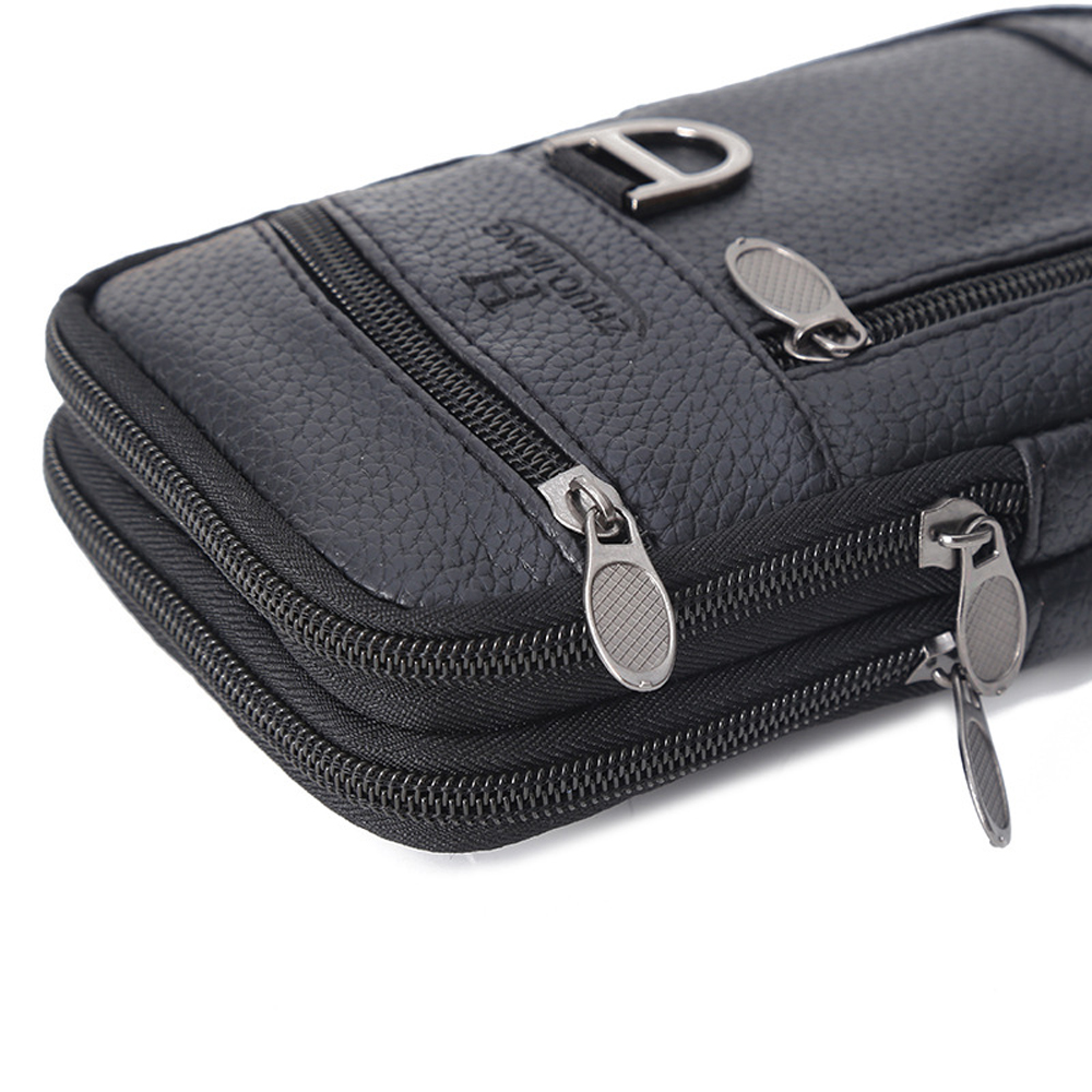 Men Waist Bag Mobile Phone Bag - Outdoor Sports Leisure ulasan dan harga