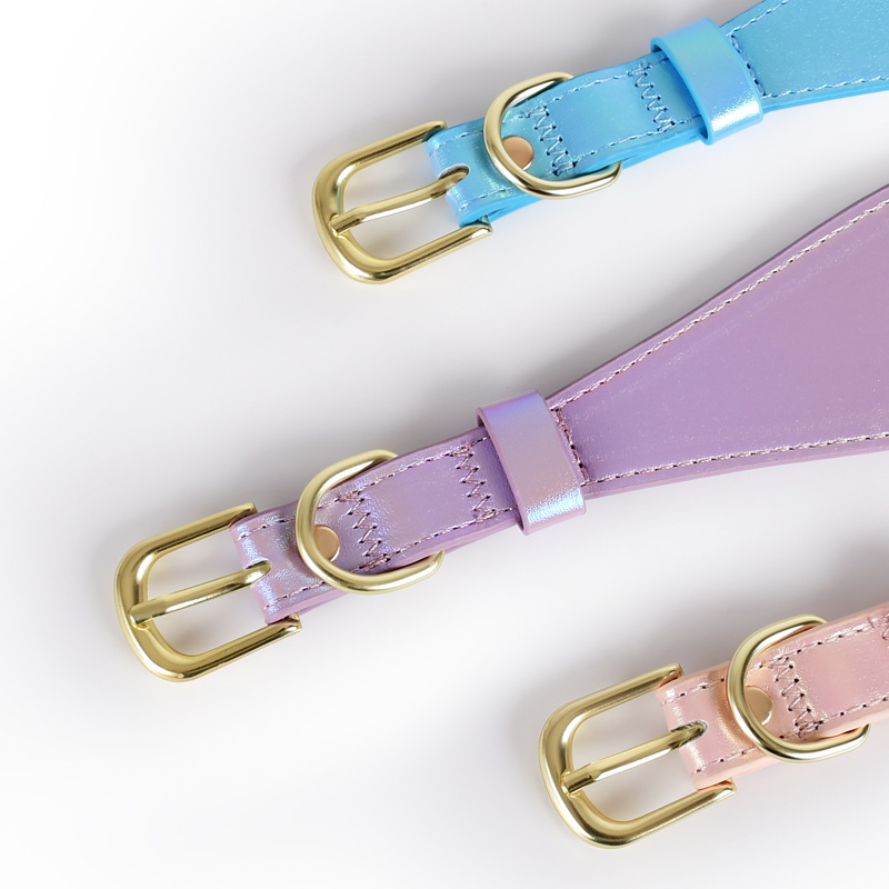 REFLECTIVE LEATHER DOG COLLAR  - Headcollar Rope Set ulasan dan harga