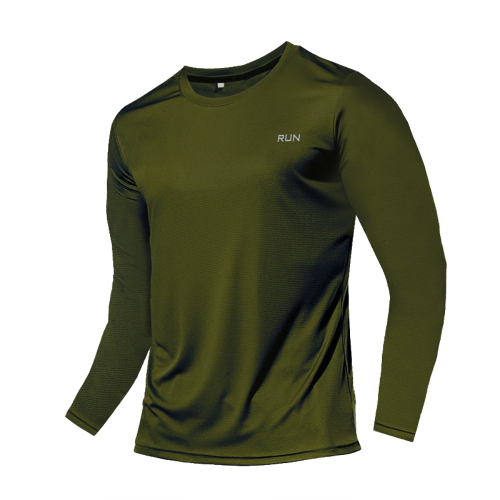 Sports Casual Crew Neck Long-S - Outdoor Sportswear ulasan dan harga