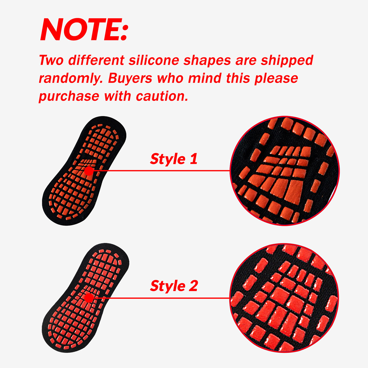 1/4 Pairs Unisex Silicone Non  - Trampoline Park Sock ulasan dan harga