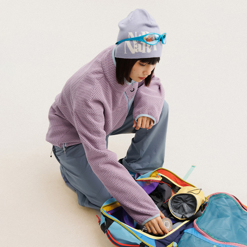 Autumn Winter Polar Fleece Wav - Outdoor Sport Coat ulasan dan harga