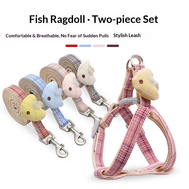 Small Dog Harness and Leash Se - Headcollar Rope Set ulasan dan harga