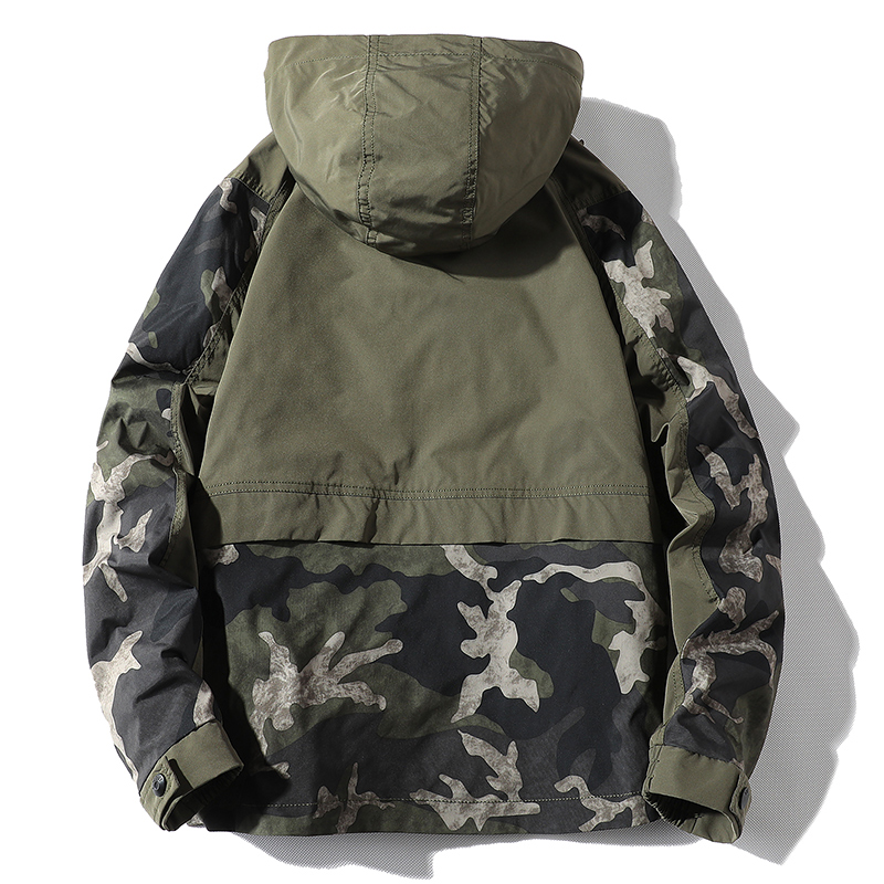 Military Bomber Jacket Men Fas - Outdoor Sport Waterproof Jacket ulasan dan harga