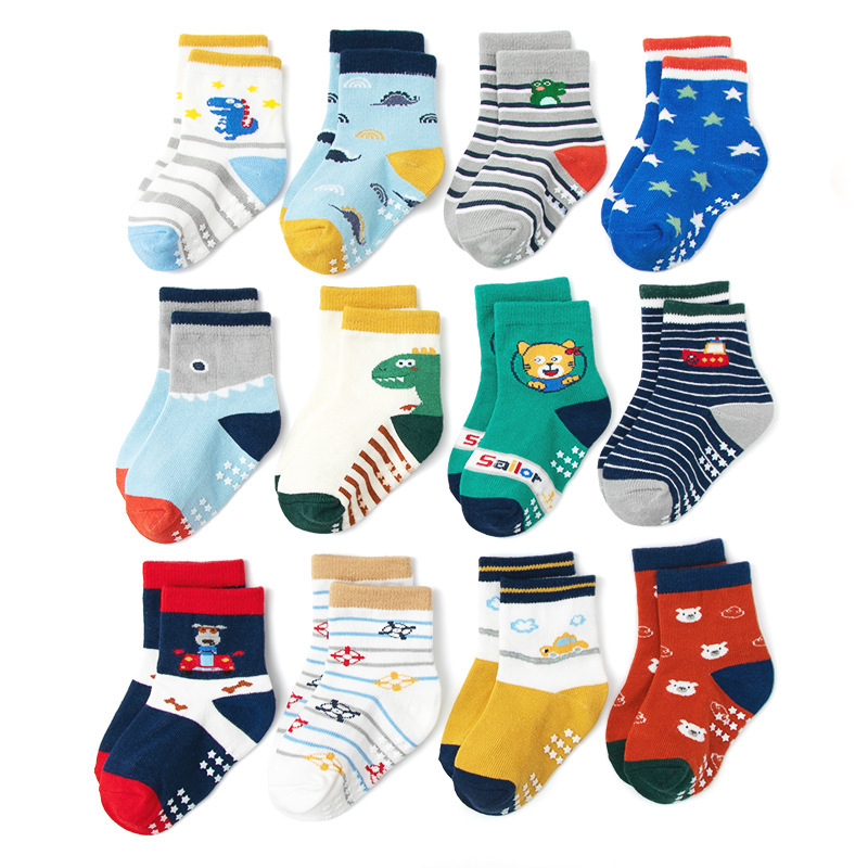 1/3/6/9/12 Pairs Kids Socks Se - Trampoline Park Sock ulasan dan harga