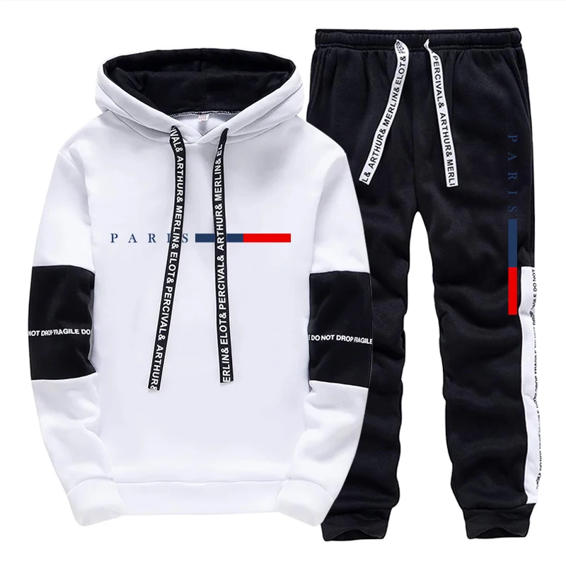 Men's Set/Hoodie/Pants Paris F - Outdoor Sportswear ulasan dan harga