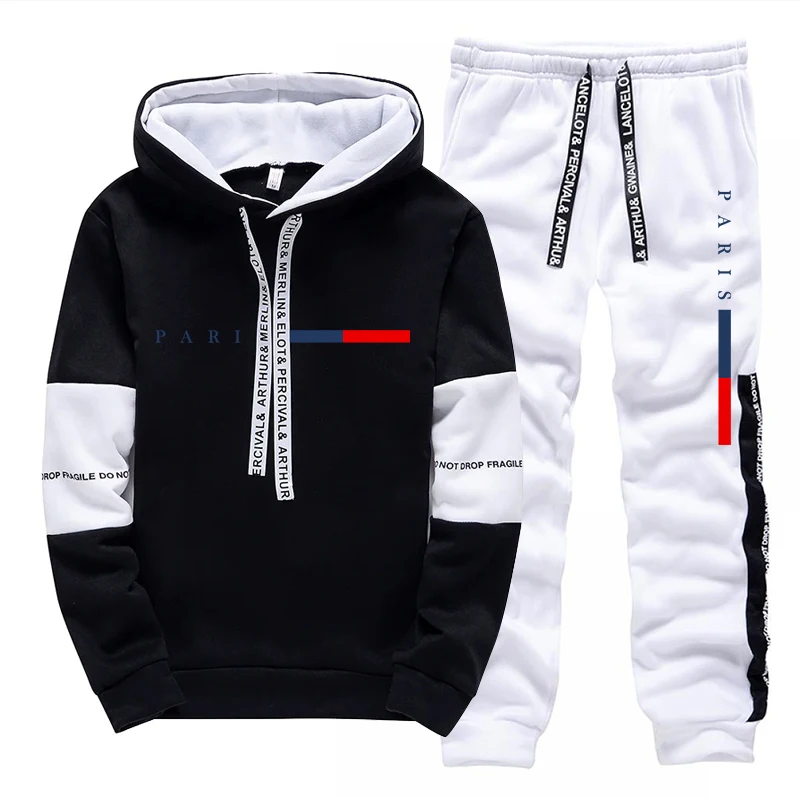 Men's Set/Hoodie/Pants Paris F - Outdoor Sportswear ulasan dan harga