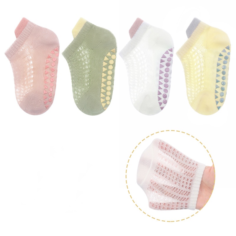 4Pairs Thin Kids Baby Boat Soc - Trampoline Park Sock ulasan dan harga