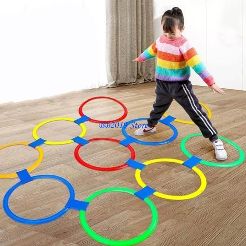 Q0KB Jumping Hoop Set Outdoor  - Indoor Sport And Outdoor Sports ulasan dan harga