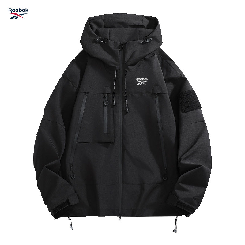 Reebok Men's Hooded Jacket, Bl - Outdoor Sport Waterproof Jacket ulasan dan harga
